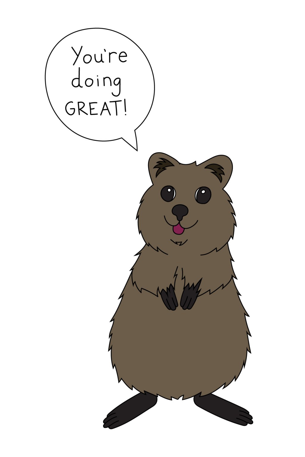 Quincy the Encouraging Quokka